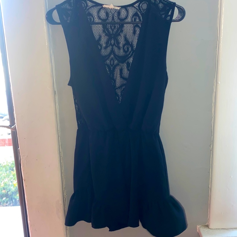 Black romper size medium